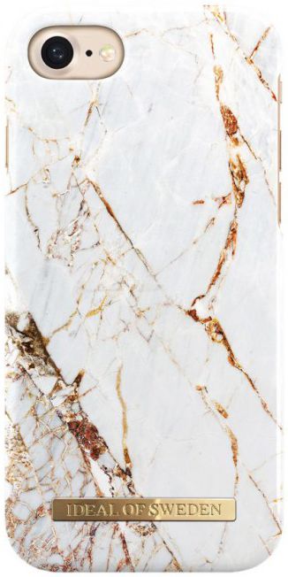 iDeal of Sweden iPhone SE 2020 Fashion Hoesje Carrara Gold afbeelding 1