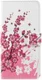 Samsung Galaxy A8 2018 Wallet Case Hoesje met Print bloesems afbeelding 1