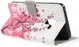 Samsung Galaxy A8 2018 Wallet Case Hoesje met Print bloesems afbeelding 9