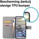Samsung Galaxy A8 2018 Wallet Case Hoesje met Print bloesems afbeelding 5