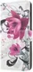 Samsung Galaxy A8 2018 Wallet Case Hoesje met print lotus afbeelding 7