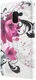 Samsung Galaxy A8 2018 Wallet Case Hoesje met print lotus afbeelding 8