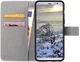 Samsung Galaxy A8 2018 Wallet Case Hoesje met print lotus afbeelding 2