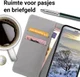 Samsung Galaxy A8 2018 Wallet Case Hoesje met print lotus afbeelding 4