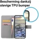 Samsung Galaxy A8 2018 Wallet Case Hoesje met print lotus afbeelding 5