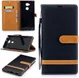 Sony Xperia XA2 Ultra Jeans Portemonnee Hoesje Zwart afbeelding 1