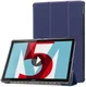 Huawei MediaPad M5 (10,8) Tri-Fold Front Cover Donker Blauw afbeelding 1