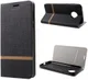 Motorola Moto G6 Play Cross Pattern Wallet Hoesje Hoesje Zwart afbeelding 2