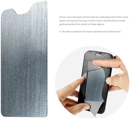 Motorola Moto G6 Play Cross Pattern Wallet Hoesje Hoesje Zwart afbeelding 6