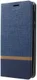 Motorola Moto G6 Play Cross Pattern Wallet Hoesje Hoesje Blue afbeelding 3