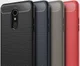 LG K11 Geborsteld TPU Hoesje Zwart afbeelding 7