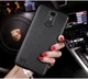 LG K10 2017 TPU Hoesje Carbon Zwart afbeelding 2