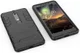Nokia 6 (2018) Hybride Hoesje met Kickstand Zwart afbeelding 4