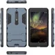 Nokia 6 (2018) Hybride Hoesje met Kickstand Blauw afbeelding 2