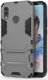 Huawei P20 Lite Hybride Hoesje met Standaard Grijs afbeelding 1
