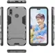 Huawei P20 Lite Hybride Hoesje met Standaard Grijs afbeelding 3