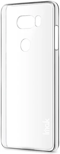 IMAK Crystal II Series LG V30 Hoesje Hard Plastic Transparant afbeelding 3