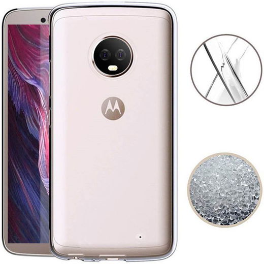 Motorola Moto G6 Hoesje Dun TPU Transparant afbeelding 10
