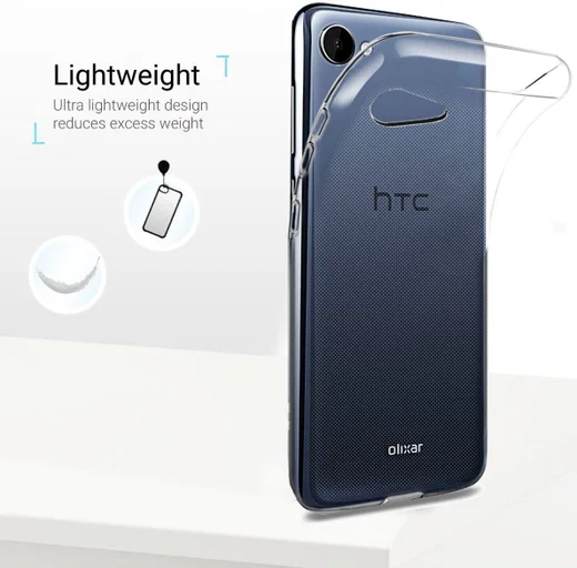HTC Desire 12 Hoesje Dun TPU Transparant afbeelding 3