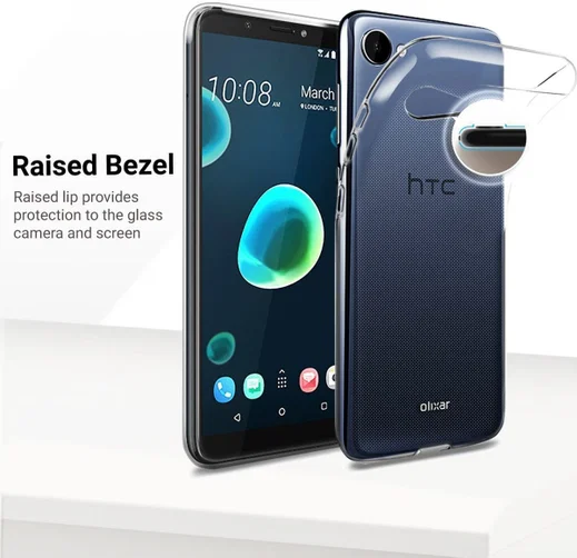 HTC Desire 12 Hoesje Dun TPU Transparant afbeelding 4