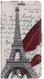 Nokia 7 Plus Bookcase Portemonnee Hoesje Eiffeltoren afbeelding 1