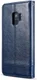 Samsung Galaxy S9 Lederen Portemonnee Hoesje met Lanyard Blauw afbeelding 9