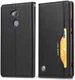Sony Xperia XA2 Lederen Wallet Stand Hoesje Zwart afbeelding 2