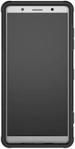 Sony Xperia XZ2 Compact Hybride Hoesje Zwart afbeelding 9