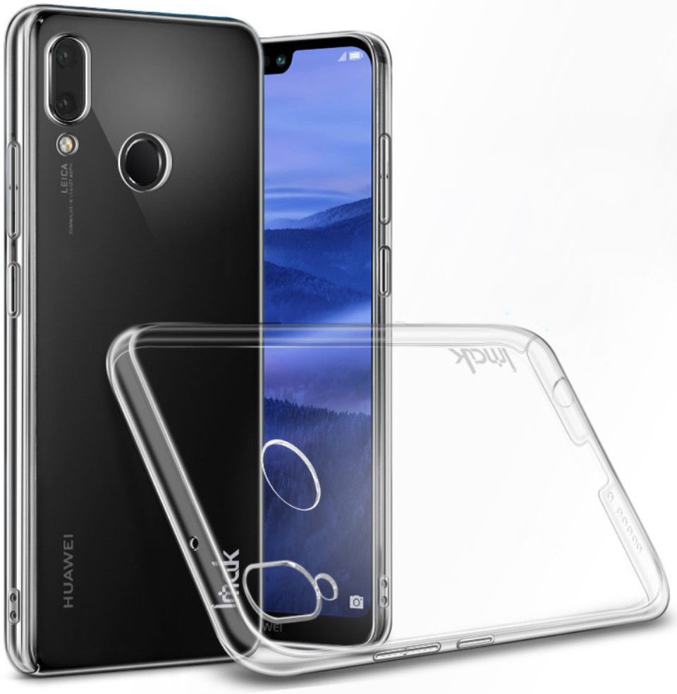 IMAK Crystal II Series Huawei P20 Lite Hoesje Hard Plastic Transparant afbeelding 1