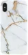 iPhone X Marmer Design TPU Hoesje Goud afbeelding 1