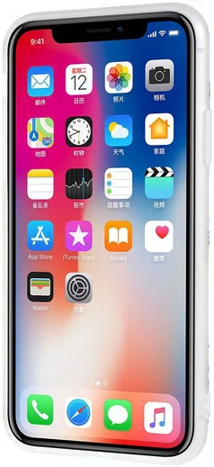 iPhone X Marmer Design TPU Hoesje Wit afbeelding 2