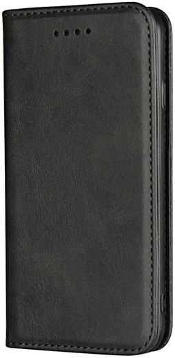 Apple iPhone 8 / 7 Hoesje Premium Book Case Kunst Leer Zwart afbeelding 8