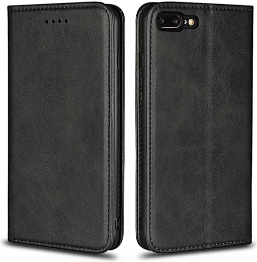 iPhone 7/8 Plus Premium Bookcase Zwart afbeelding 2