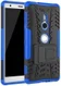 Sony Xperia XZ2 Hybride Hoesje met Kickstand Blauw afbeelding 1