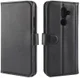 Nokia 7 Plus Echt Lederen Wallet Stand Hoesje Zwart afbeelding 6