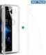 IMAK Sony Xperia XZ2 Compact Hoesje met Screenprotector Transparant afbeelding 1