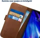 Rosso Deluxe LG G7 Hoesje Echt Leer Book Case Bruin afbeelding 5