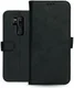 Rosso Deluxe LG G7 Hoesje Echt Leer Book Case Zwart afbeelding 14