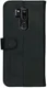 Rosso Deluxe LG G7 Hoesje Echt Leer Book Case Zwart afbeelding 5