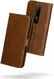 Rosso Deluxe Nokia 6 (2018) Hoesje Echt Leer Book Case Bruin afbeelding 2