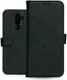 Rosso Deluxe Nokia 7 Plus Hoesje Echt Leer Book Case Zwart afbeelding 12