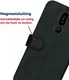 Rosso Deluxe Nokia 7 Plus Hoesje Echt Leer Book Case Zwart afbeelding 10