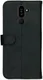 Rosso Deluxe Nokia 7 Plus Hoesje Echt Leer Book Case Zwart afbeelding 4