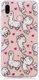 Huawei P20 Lite TPU Back Cover met Alpaca Print afbeelding 4