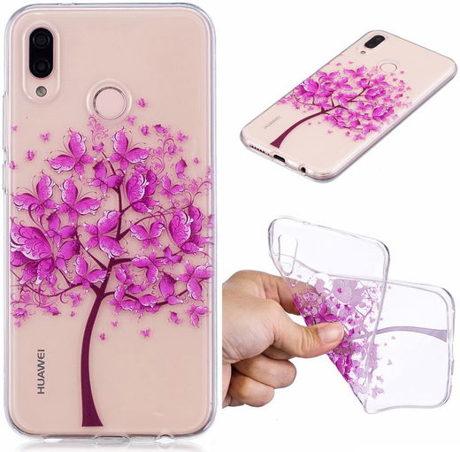 Huawei P20 Lite TPU Back Cover met Tree Print afbeelding 1