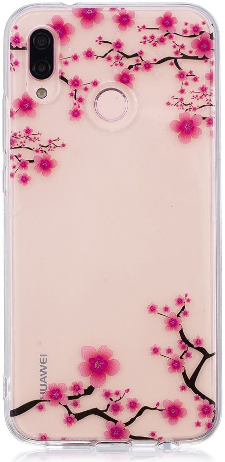 Huawei P20 Lite TPU Backcover met Bloesem Print afbeelding 1