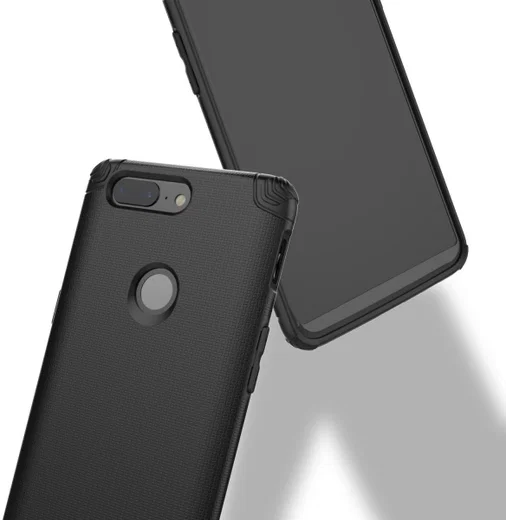 OnePlus 5T Hard Back Cover Zwart afbeelding 2