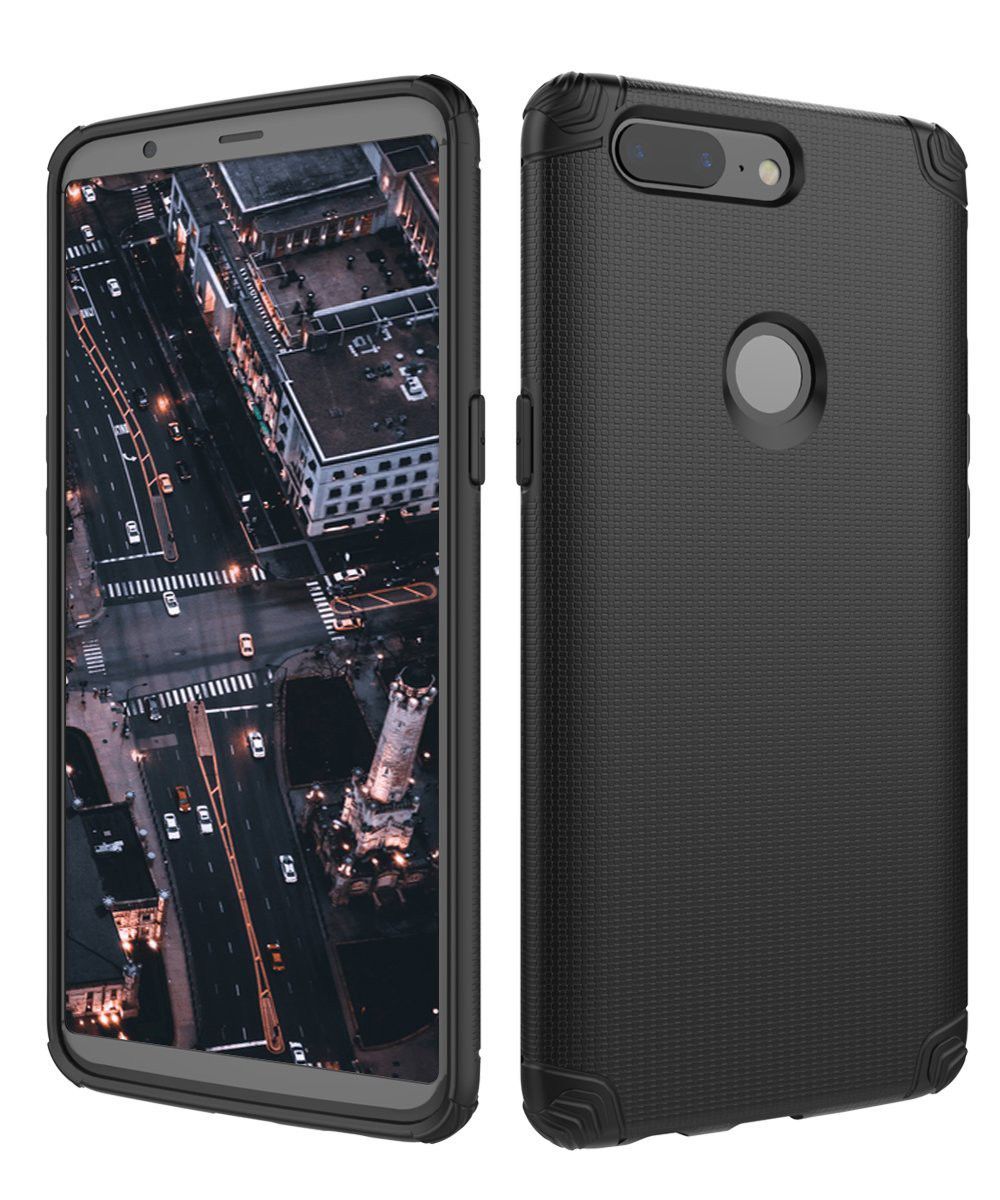OnePlus 5T Hard Back Cover Zwart afbeelding 1