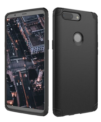 OnePlus 5T Hard Back Cover Zwart afbeelding 1