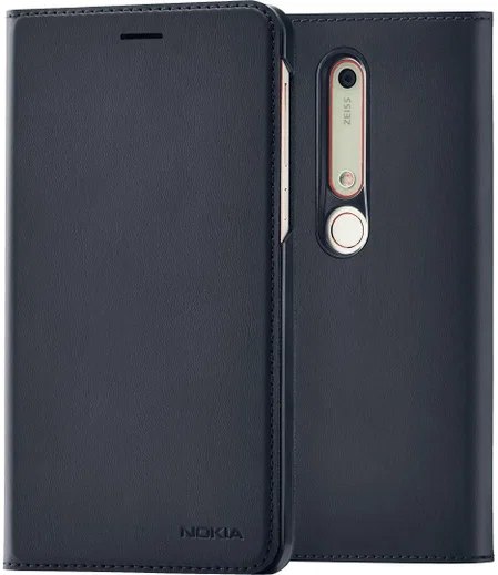 Originele Nokia 6 (2018) CP-308 Flip Cover Blauw afbeelding 1